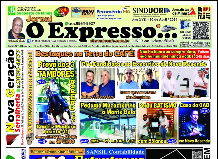 Jornal O EXPRESSO... - Edição 187: "LIDER em Independência!"