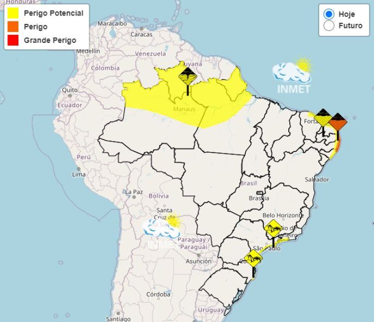 Previsão do tempo para Minas Gerais nesta quarta-feira, 29 de maio