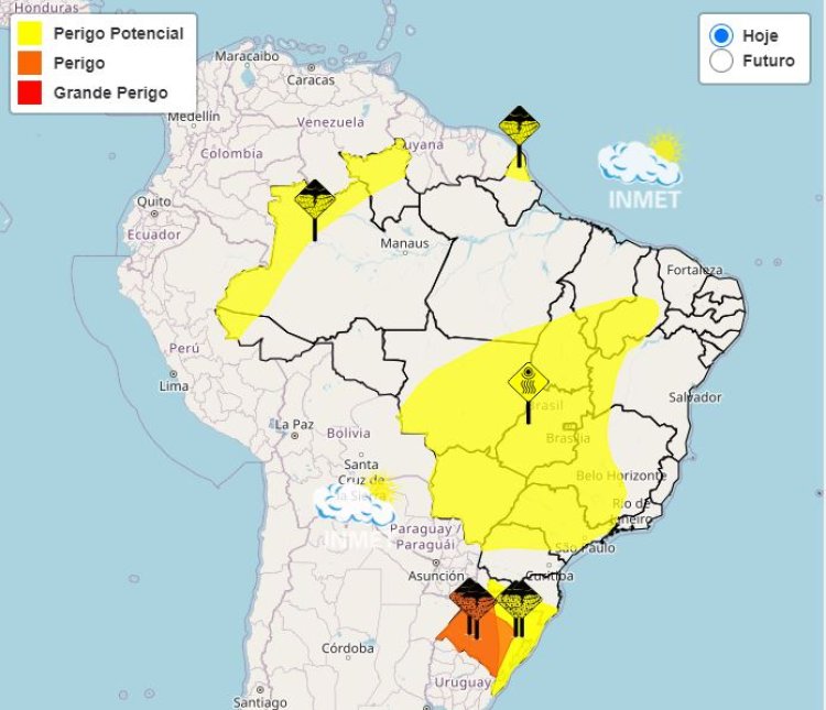 Previsão do tempo para Minas Gerais nesta sexta-feira, 21 de junho