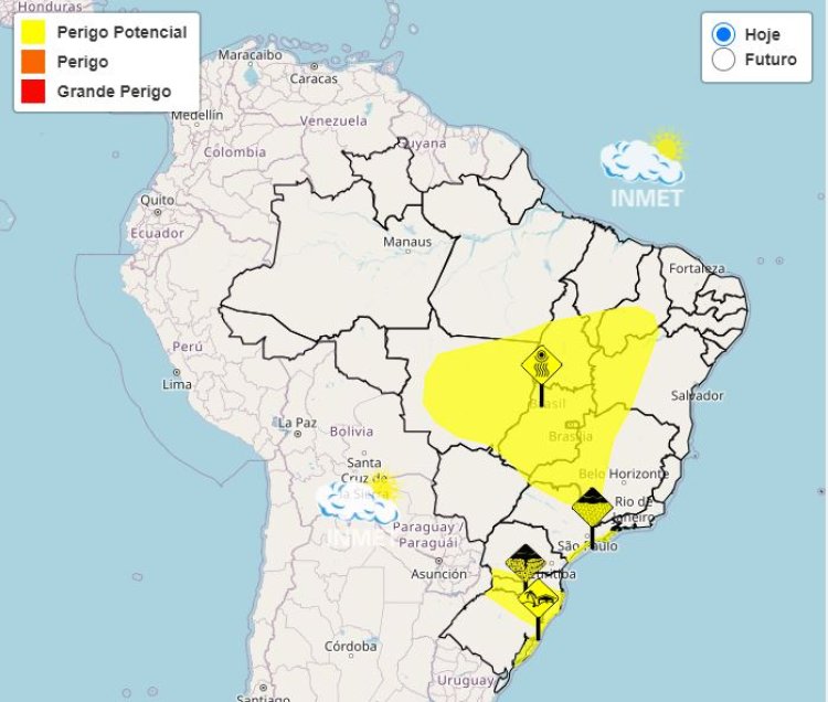 Previsão do tempo para Minas Gerais nesta quarta-feira, 26 de junho