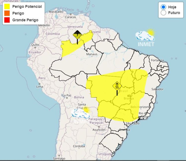 Previsão do tempo para Minas Gerais nesta sexta-feira, 28 de junho