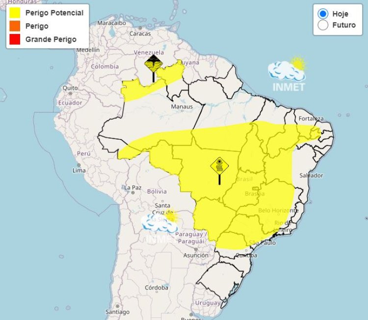 Previsão do tempo para Minas Gerais nesta quinta-feira, 25 de julho