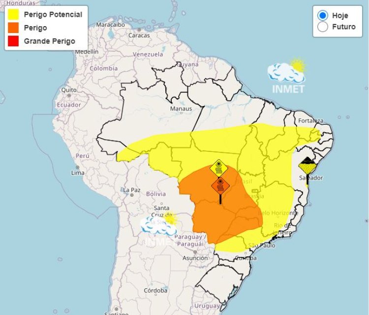 Previsão do tempo para Minas Gerais nesta sexta-feira, 26 de julho